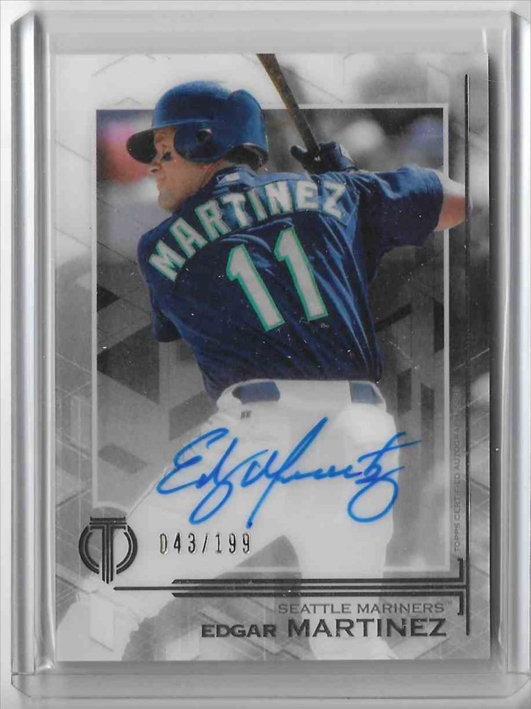 2019 Topps Tribute TA-EM Edgar Martinez